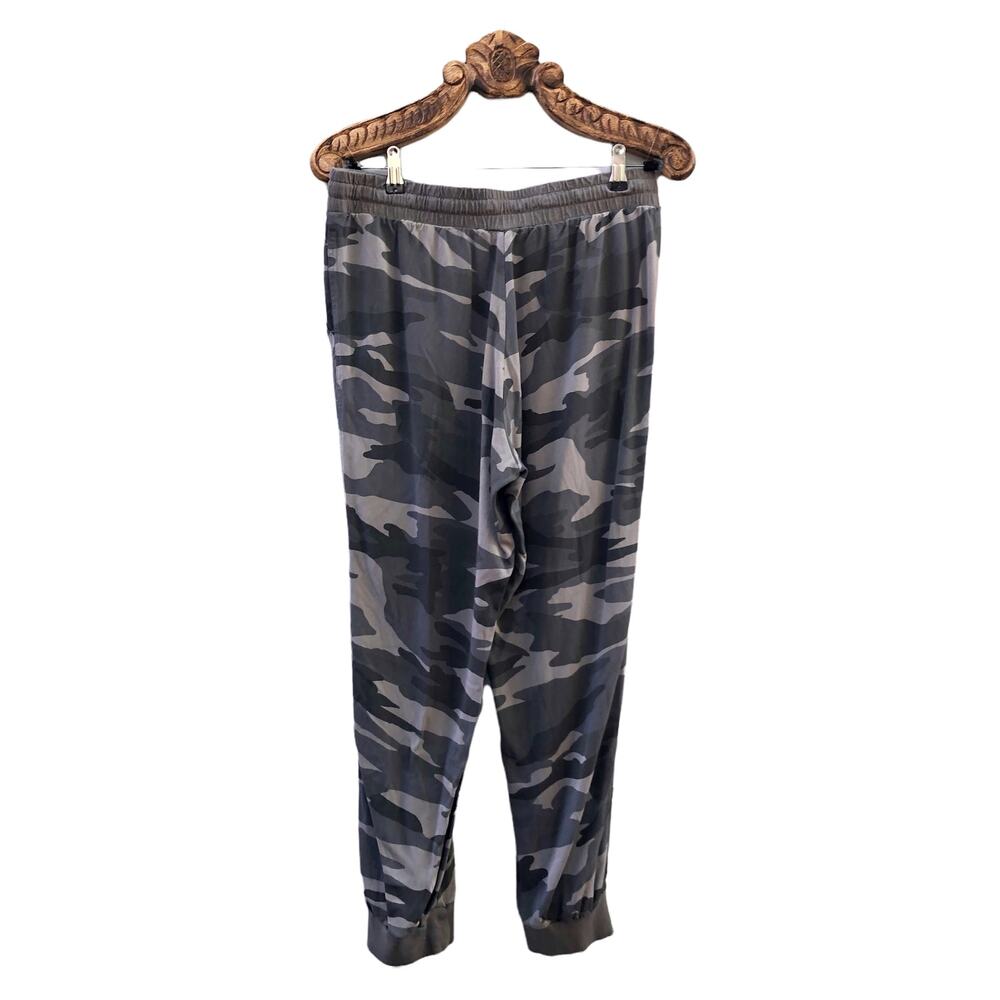 Splendid Pants Camo Grey Jogger Drawstring Waist Casual Street Wear Large